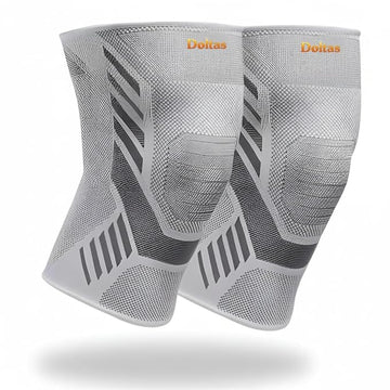 DOLTAS Active Knee Cap Support Compression Knee Brace – Joint Support for Sports, Gym, Running, and Injury Recovery – Breathable & Comfortable Knee Sleeve for Men & Women | XL
