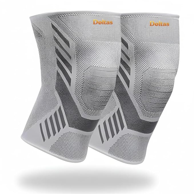 DOLTAS Active Knee Cap Support Compression Knee Brace – Joint Support for Sports, Gym, Running, and Injury Recovery – Breathable & Comfortable Knee Sleeve for Men & Women | XL