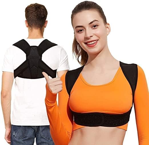 DOLTAS Clavicle Support – Posture Corrector Belt for Men & Women | Back Support Belt | Shoulder Support Belt for Shoulder Fatigue Relief & Upper Back Pain (Universal Size)