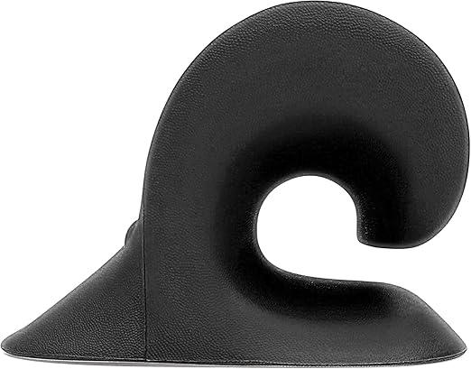 DOLTAS Neck Stretcher for Pain Relief | Cervical Traction Device | Neck & Shoulder Support | Acupressure Massage Relaxer | Chiropractic Spine Alignment Support | Black