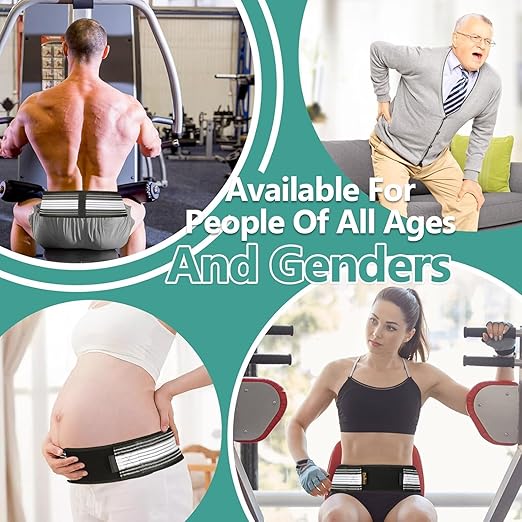 DOLTAS Sacroiliac SI Joint Hip Belt – Adjustable Hip Belt for Back Pain, Sciatica Belt, Pelvic Support Belt for SI Joint Pain & Lower Back Pain Relief – Unisex Support Brace for Men & Women